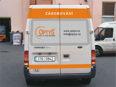 Polep firemního automobilu